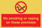PS15307: No smoking or vaping on these premises