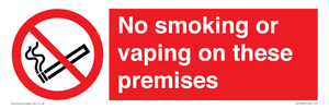 PS15307: No smoking or vaping on these premises