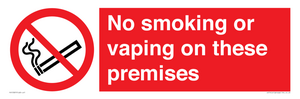 PS15307: No smoking or vaping on these premises