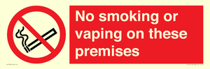 PS15307: No smoking or vaping on these premises