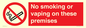 PS15307: No smoking or vaping on these premises