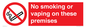 PS15307: No smoking or vaping on these premises