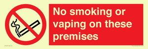 PS15307: No smoking or vaping on these premises