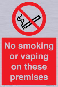 PS15307: No smoking or vaping on these premises