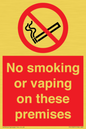 PS15307: No smoking or vaping on these premises