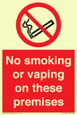 PS15307: No smoking or vaping on these premises