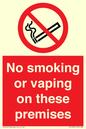 PS15307: No smoking or vaping on these premises