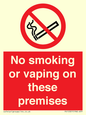 PS15307: No smoking or vaping on these premises