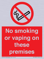 PS15307: No smoking or vaping on these premises