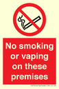 PS15307: No smoking or vaping on these premises