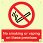 PS15307: No smoking or vaping on these premises