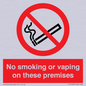 PS15307: No smoking or vaping on these premises