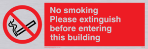 PS18: No smoking extinguish
