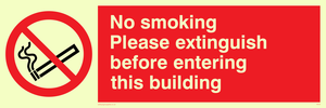 PS18: No smoking extinguish