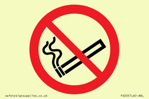 PS20: No smoking symbol