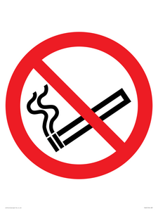 PS20: No smoking symbol