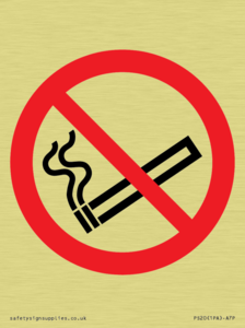 PS20: No smoking symbol