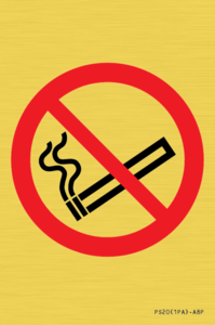 PS20: No smoking symbol