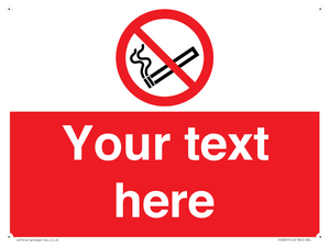 PS3007: Custom no smoking sign