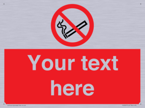PS3007: Custom no smoking sign