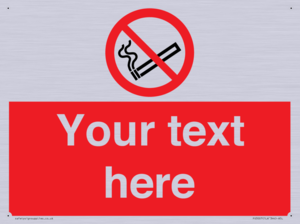 PS3007: Custom no smoking sign