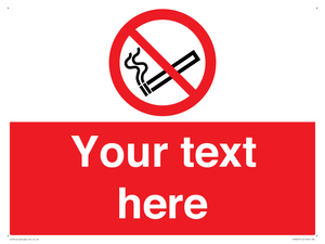 PS3007: Custom no smoking sign