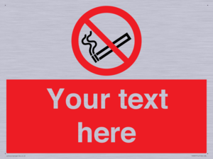 PS3007: Custom no smoking sign