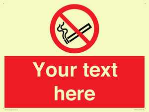 PS3007: Custom no smoking sign