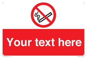 PS3007: Custom no smoking sign