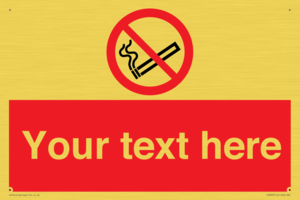 PS3007: Custom no smoking sign