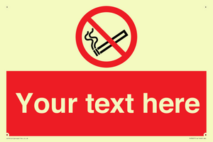 PS3007: Custom no smoking sign
