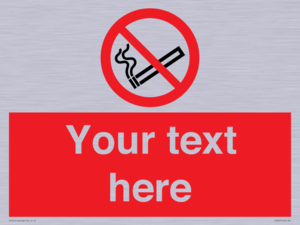 PS3007: Custom no smoking sign