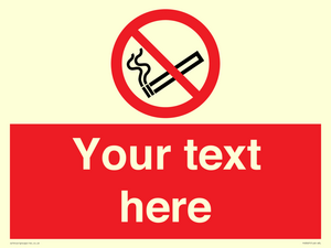 PS3007: Custom no smoking sign