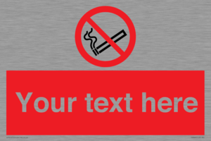 PS3007: Custom no smoking sign
