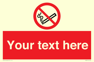 PS3007: Custom no smoking sign