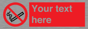 PS3007: Custom no smoking sign