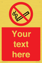 PS3007: Custom no smoking sign