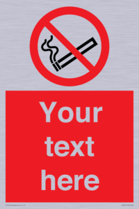 PS3007: Custom no smoking sign