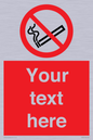 PS3007: Custom no smoking sign