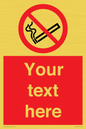 PS3007: Custom no smoking sign