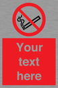 PS3007: Custom no smoking sign