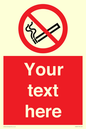 PS3007: Custom no smoking sign