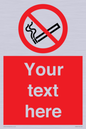 PS3007: Custom no smoking sign