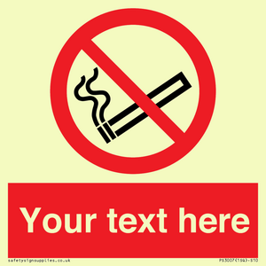 PS3007: Custom no smoking sign