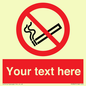 PS3007: Custom no smoking sign