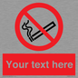 PS3007: Custom no smoking sign