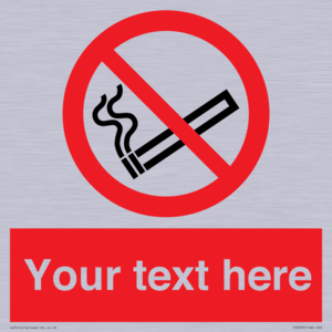 PS3007: Custom no smoking sign