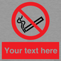 PS3007: Custom no smoking sign