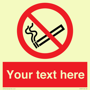 PS3007: Custom no smoking sign