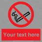 PS3007: Custom no smoking sign